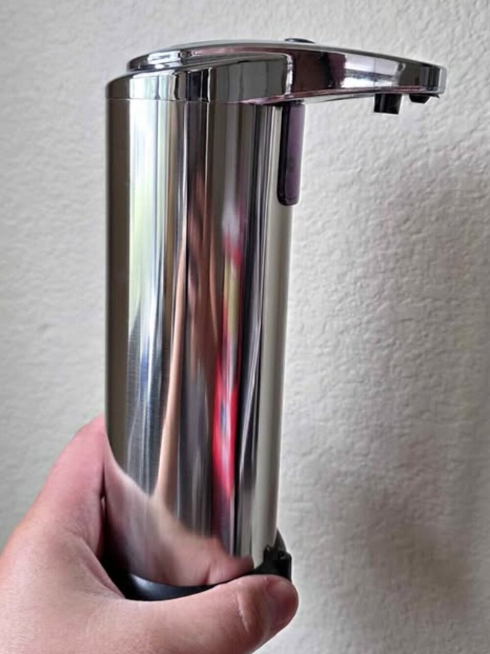 Automatic Touchless Sensor Soap Dispenser Stainless Steel Chrome Finish - Batter